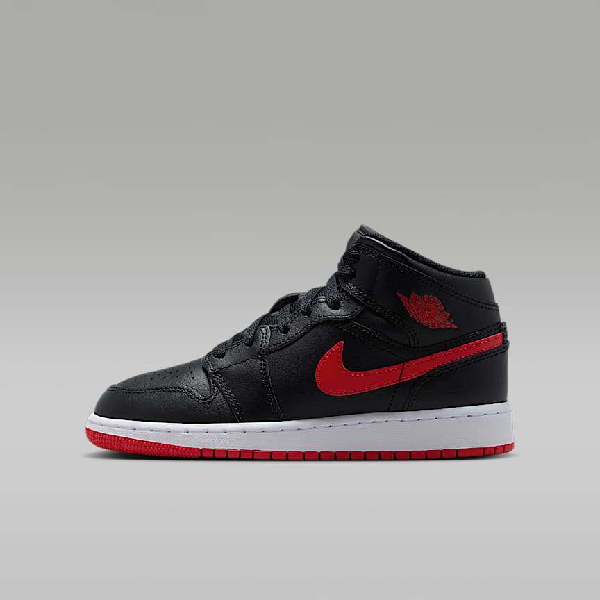 Air Jordan 1 Mid Big Kids' Shoes. Nike.com